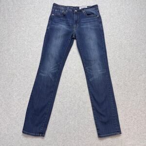 AG Adriano Goldschmied The James Slim Straight Jean Youth Girl 16 Blue Mid Rise